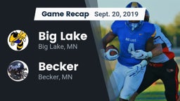 Recap: Big Lake  vs. Becker  2019