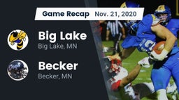 Recap: Big Lake  vs. Becker  2020