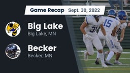 Recap: Big Lake  vs. Becker  2022