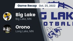 Recap: Big Lake  vs. Orono  2022