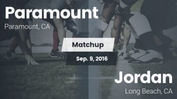 Matchup: Paramount High vs. Jordan  2016