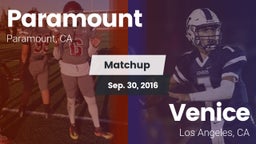 Matchup: Paramount High vs. Venice  2016