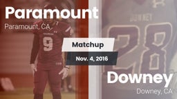 Matchup: Paramount High vs. Downey  2016