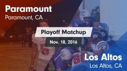 Matchup: Paramount High vs. Los Altos  2016