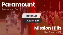 Matchup: Paramount High vs. Mission Hills  2017