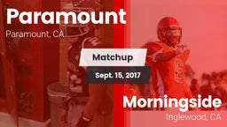 Matchup: Paramount High vs. Morningside  2017