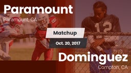 Matchup: Paramount High vs. Dominguez  2017