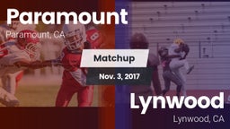 Matchup: Paramount High vs. Lynwood  2017