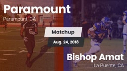 Matchup: Paramount High vs. Bishop Amat  2018