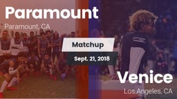 Matchup: Paramount High vs. Venice  2018