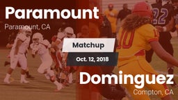 Matchup: Paramount High vs. Dominguez  2018