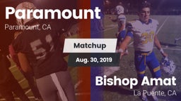 Matchup: Paramount High vs. Bishop Amat  2019
