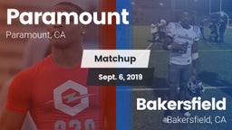 Matchup: Paramount High vs. Bakersfield  2019