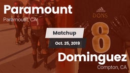 Matchup: Paramount High vs. Dominguez  2019