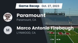 Recap: Paramount  vs. Marco Antonio Firebaugh  2023