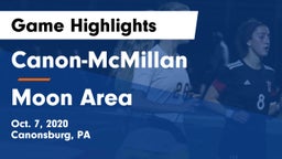 Canon-McMillan  vs Moon Area  Game Highlights - Oct. 7, 2020