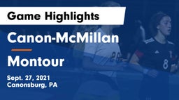 Canon-McMillan  vs Montour  Game Highlights - Sept. 27, 2021