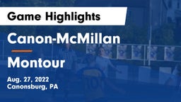 Canon-McMillan  vs Montour  Game Highlights - Aug. 27, 2022