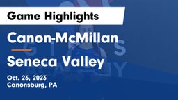 Canon-McMillan  vs Seneca Valley  Game Highlights - Oct. 26, 2023