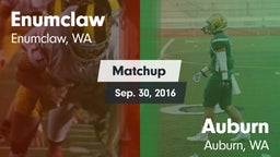 Matchup: Enumclaw  vs. Auburn  2016