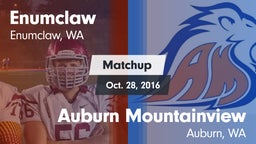 Matchup: Enumclaw  vs. Auburn Mountainview  2016