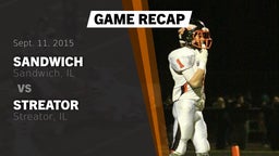 Recap: Sandwich  vs. Streator  2015