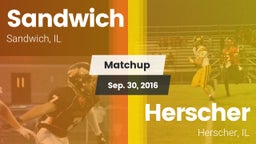 Matchup: Sandwich  vs. Herscher  2016
