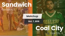 Matchup: Sandwich  vs. Coal City  2016