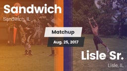 Matchup: Sandwich  vs. Lisle Sr.  2017