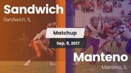 Matchup: Sandwich  vs. Manteno  2017