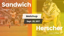 Matchup: Sandwich  vs. Herscher  2017