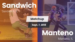 Matchup: Sandwich  vs. Manteno  2018