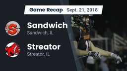 Recap: Sandwich  vs. Streator  2018