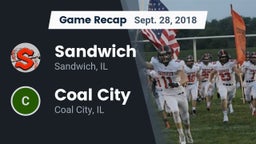 Recap: Sandwich  vs. Coal City  2018