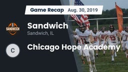 Recap: Sandwich  vs. Chicago Hope Academy 2019