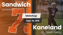 Matchup: Sandwich  vs. Kaneland  2019