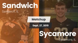 Matchup: Sandwich  vs. Sycamore  2019