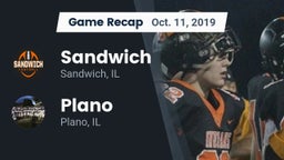 Recap: Sandwich  vs. Plano  2019