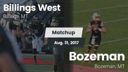 Matchup: Billings West High vs. Bozeman  2017