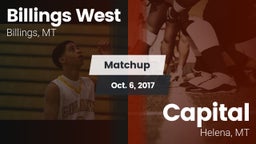 Matchup: Billings West High vs. Capital  2017