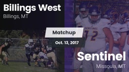Matchup: Billings West High vs. Sentinel  2017