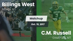 Matchup: Billings West High vs. C.M. Russell  2017