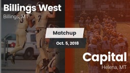 Matchup: Billings West High vs. Capital  2018