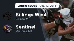 Recap: Billings West  vs. Sentinel  2018