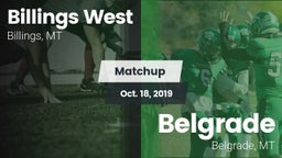 Matchup: Billings West High vs. Belgrade  2019