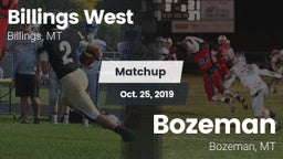 Matchup: Billings West High vs. Bozeman  2019