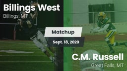 Matchup: Billings West High vs. C.M. Russell  2020