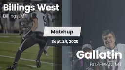Matchup: Billings West High vs. Gallatin  2020