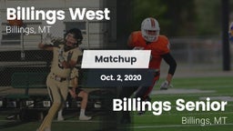 Matchup: Billings West High vs. Billings Senior  2020