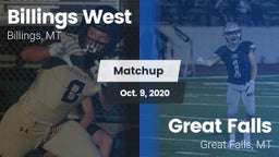 Matchup: Billings West High vs. Great Falls  2020